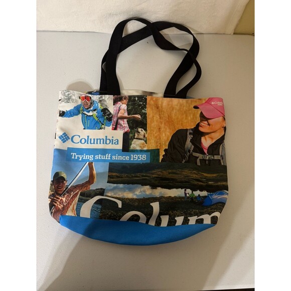 Y2K columbia tote bag Made In USA - Picture 1 of 4